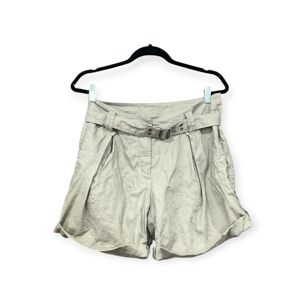 Garnet Hill Shorts Green 10 Women